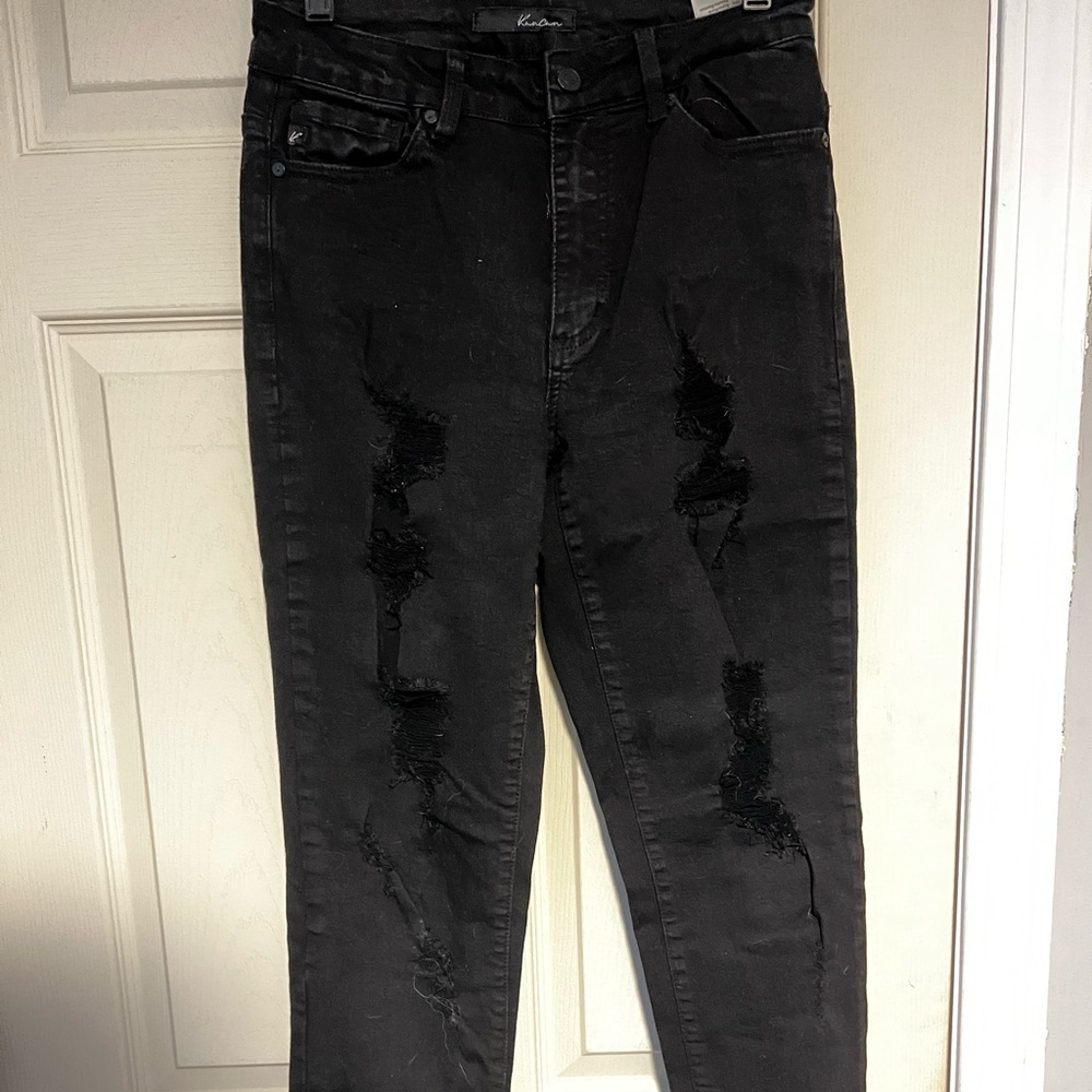 Black ripped fashion nova jeans
